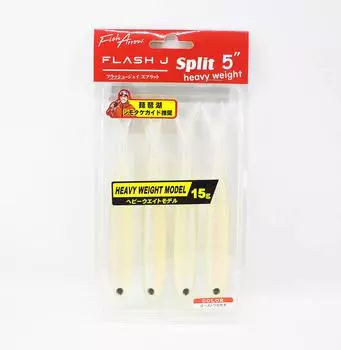 Fish Arrow Soft Lure Flash J Split 5 дюймов HW 15 грамм 4 шт./упаковка 45 (5931)