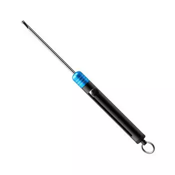 Fish Hooks Remover Detacher Tool Hook Quick Removal Descending Device Retractable Stainless Steel Dehooking Fish Picker синий