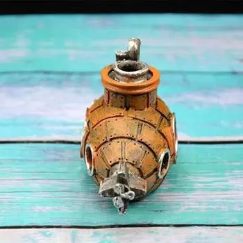 Fish Tank Landscaping Decoration Submarine Ornaments Aquarium Decoration Resin Ornaments Breeding Cave Fish And Shrimp Shelter жёлтый