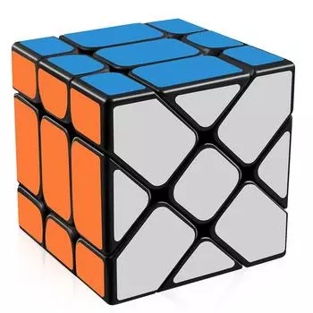 Fisher Cube Неравный 3x3 Скоростной куб-головоломка с гладким поворотом и перекосом Magic Cube Антистрессовые игрушки в подарок
