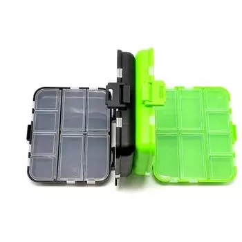 Fishing Hook Box Tool Box Storage Box Accessories Box Black/Green Rock Fishing Box чёрный