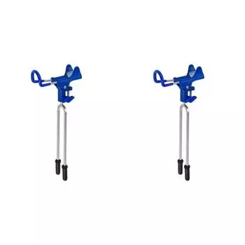 Fishing Rod Rack Multi-Angle Adjustment for Birthday Gift (Blue luminous model)