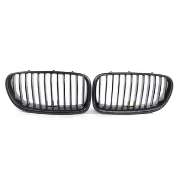 Fit For BMW 5-Series F10 F11 F18 2010-2016 Car Black Kidney Grill Dual Slats Racing Grill Replacement Part Front Bumper Grilles