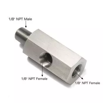 Фитинг NPT Папа-Мама 1/8 Адаптер ToM10*1.0 Датчик Давления Масла Турбины