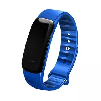 Фитнес-трекер Bluetooth-совместимый для iOS-Android-устройств с мониторингом артериального давления и пульса Напоминание о сидячем положении синий