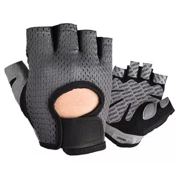 Fitness Half-finger Gloves for Men and Women, Sports Cycling Training, Gym Dumbbell Exercise, Non-slip Butterfly Mesh, Breathable and Thin S