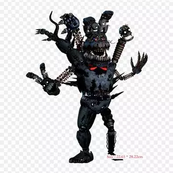 Five Nights At Freddy S 2 эндоскелет, термопереносная печать, виниловые нашивки, наклейки для одежды, аппликации «сделай сам», моющиеся нашивки