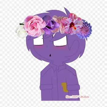 Five Nights At Freddy s 2 термопереносные картинки с цветочным дизайном для одежды, футболка, сумка, термопереносные наклейки, железные нашивки