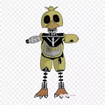 Five Nights At Freddys The Joy Of Creation Five Nights At Freddy s 2 термонаклейки для одежды Сумка-футболка Теплопередающие наклейки Железо на заплатках