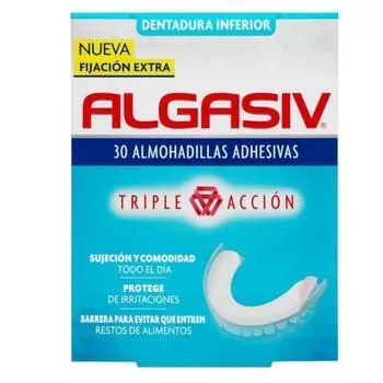 Фиксатор для зубных протезов Algasiv, 30 единиц