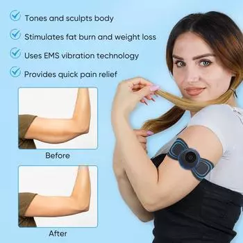 Физиотерапия Tens Unit Массажер Электрический EMS Массажер для шеи и тела для облегчения боли Tens Machine