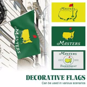 Flag Golf Banner 3x5 Ft Golf Flag Double Sided Funny Man Polyester Wall Flags For Outdoor One Size