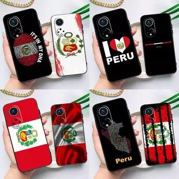 Флаг Перу для Huawei Honor Magic 5 Lite 70 50 X8 X9 a P20 P30 P40 P50 P60 Pro P Smart Nova 9 5T чехол Huawei P30 Pro