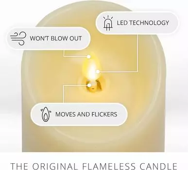 Flameless LED Candle With Timer Function Battery Powered Electronic Candle Tea Lights For Birthday Party Wedding Decoration
