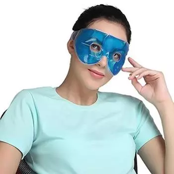 Flamingo Plush Hot&Cold Eye Mask от темных кругов, покраснений, патчей для глаз Охлаждающая гелевая маска для глаз Растягивающаяся для женщин и мужчин