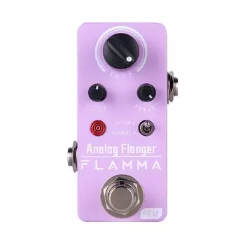 FLAMMA FC15 Аналоговая педаль эффектов Flanger для гитары с фильтром и осциллятором True Bypass Flanger Purple