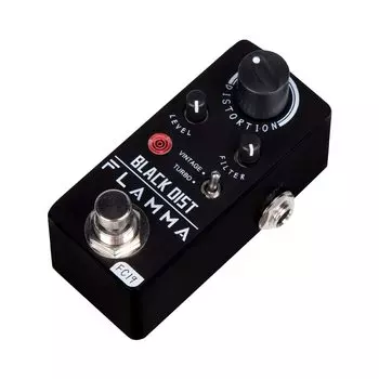 FLAMMA FC19 Black Distortion Педаль Гитарные эффекты Теплый Винтажный Тон True Bypass