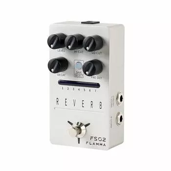 FLAMMA FS02 Цифровая педаль реверберации для гитары 7 классических эффектов с обходом буфера Trail On Sliver Stereo Цифровая педаль эффектов реверберации