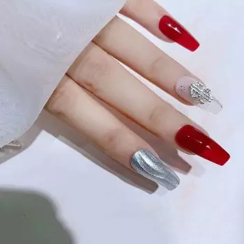 Flash Money Charm 3D Dollar Nail Art Decorations Manicure Nail Art Rhinestone DIY Nail Jewelry золотой