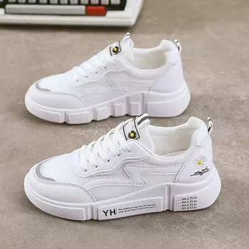 Flat Bottom Women s Leisure Mesh Breathable Hollow Out Outdoor Running Sneakers Women Simple All-match Women Shoes Autumntime 35 светло-синий