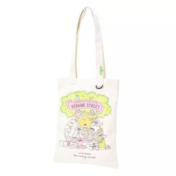 Flat Tote Kinari Sesame Street SST-086