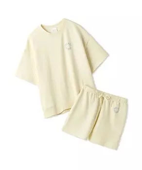 Fleece Logo Pullover Shorts SET PWCT244216 YEL F [Gelato Pique] & Women s жёлтый
