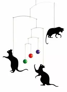 FLENSTED MOBILES Feline Cats [Baby Product]
