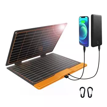 FlexSolar солнечная панель 20 Вт 5 В портативное солнечное зарядное устройство с водонепроницаемым выходом IP67 предотвращение стихийных бедствий портативное зарядное устройство Jackli совместимо с кемпингом на открытом воздухе