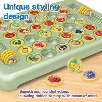 Flip Chess Memory, игра Memory Flip Chess, тренировка концентрации внимания, шахматная доска для детей, увлекательная стратегическая игра-головоломка для всей семьи зелёный
