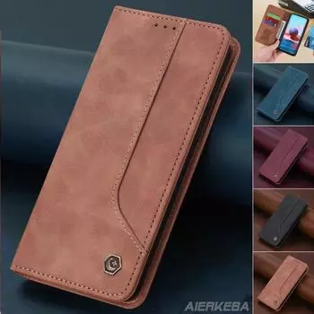 Флип кожаный чехол для Samsung Galaxy A53 A33 A23 A13 A52 A22 A32 A12 A15 A72 A14 A34 A54 A05S A55 A35 S24 S23 Ultra Wallet Cover Samsung A13 4G 5G чёрный
