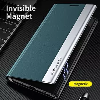 Флип кожаный чехол для Xiaomi Redmi Note 13 12 11 Pro Plus 5G противоударный чехол Redmi Note 12S 11S 10S 9T 8T 9 8 10 Pro Book противоударный деловой чехол Redmi Note 11 4G чёрный