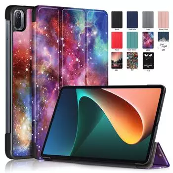 Откидной чехол-подставка из искусственной кожи и искусственной кожи для Mi Pad 5 / MiPad 5 Pro 11 дюймов