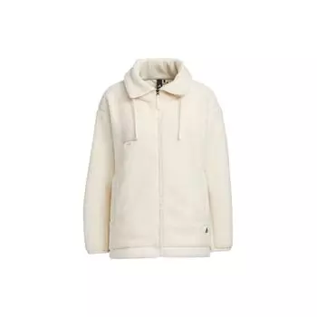 Флисовая куртка Adidas Lounge Женская верхняя одежда Wonder-White IP7059 L