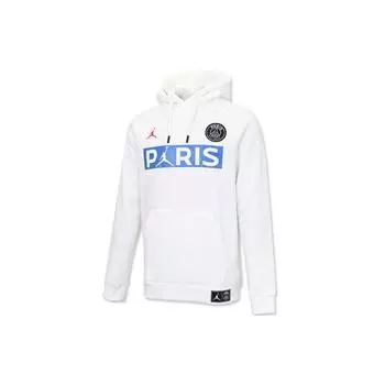 Флисовая толстовка с капюшоном Jordan Paris Saint-Germain, мужские топы, белые BQ8351-100 L