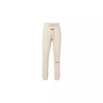 Флисовые домашние брюки Fear of God Essentials с вышитым логотипом, мужские штаны, бежевые льняные брюки FOG-FW21-117 XXL