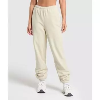 Флисовые джоггеры GYMSHARK Ecru White B8A7F WCC9 XS