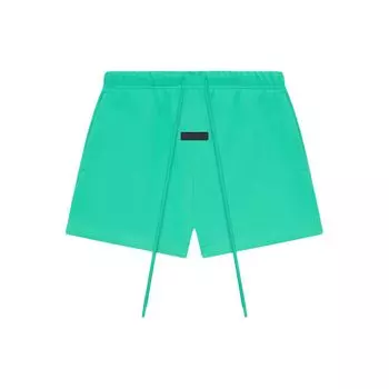 Флисовые шорты для бега Fear of God Essentials, мужские брюки с листьями мяты, зеленые 160SP244172F S