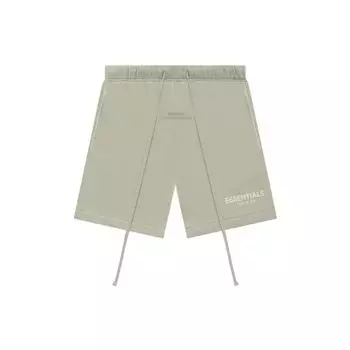 Флисовые шорты Fear of God Essentials с маленьким логотипом и шнурком Мужские шорты Seafoam FOG-SS22-178 S