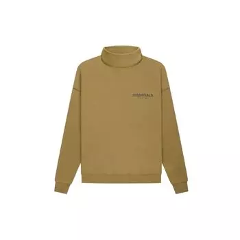 Флисовый пуловер Fear of God Essentials Толстовка унисекс с логотипом Янтарный FOG-FW21-012 M