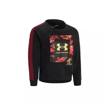 Флисовый пуловер с капюшоном Under Armour CNY Spring Collection, женские топы, черный 1366117-001 M