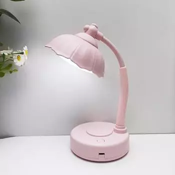 Flower Shaped Cute Usb Charging Desk Lamp For Childrens Manual Diy Charging Usb
