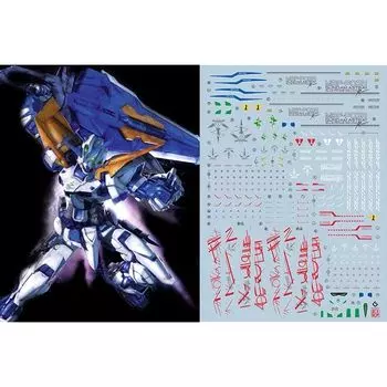 fluorescence!! HG RG MG PG RE HiRM robot MS Water transfer decal for detail improvement (MG 1/100 MBF-P03R gundam astray blue frame (for second rebuy)