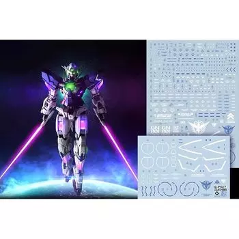 флуоресценция!! HG RG MG PG RE HiRM робот MS Наклейка для переноса воды для улучшения детализации (PG 1/60 для Gundam Exia)