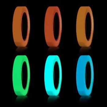 Fluorescent Stickers Tape Self-adhesive Glow In The Dark Warning Tape Multicolor High Brightness And Luminous Strip Glow Sticker 1 Roll