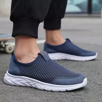 Flying woven mesh shoes men s four-season low-top lightweight sports shoes men s and women s large-size running shoes one pedal 36