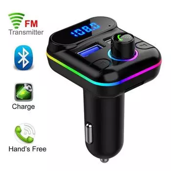 FM-модулятор Автомобильный Bluetooth Беспроводной Handsfree Аудио Ресивер Автомобильный MP3-плеер Двойной USB Быстрое зарядное устройство Аксессуары для автомобильной электроники M33