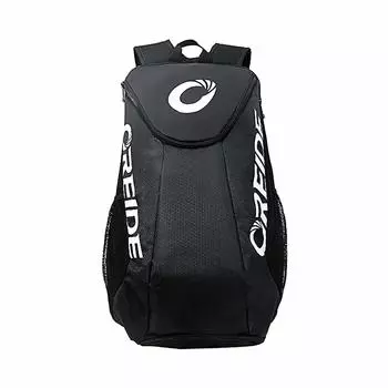 FMAFNLY Badminton Racket Tennis Backpack PC Large Shoe Holds 2 Badminton Racket Professional Club Black Bag, Rucksack, Case, Sports, Storage, чёрный