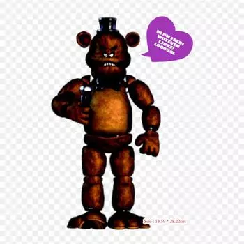 Fnaf 1 Freddy Ultimate Custom Night Freddy Fazbear s Pizzeria Simula термонаклейки для одежды, футболка, сумка, теплопередающие наклейки, железные нашивки