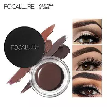 FOCALLURE 5 цветов Водонепроницаемый 3D гель для бровей Быстросохнущий усилитель для укладки бровей Натуральная косметика для макияжа бровей с кисточкой