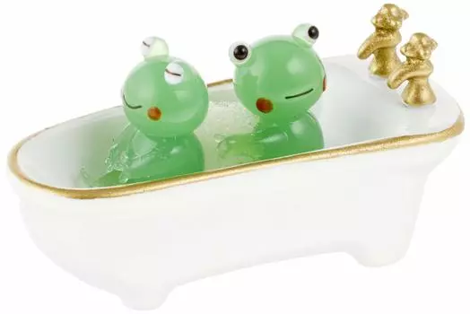 Fokart Cute Frog Handmade Glasswork Back Sink Frog FC287